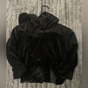 Black Velvet Hoodie